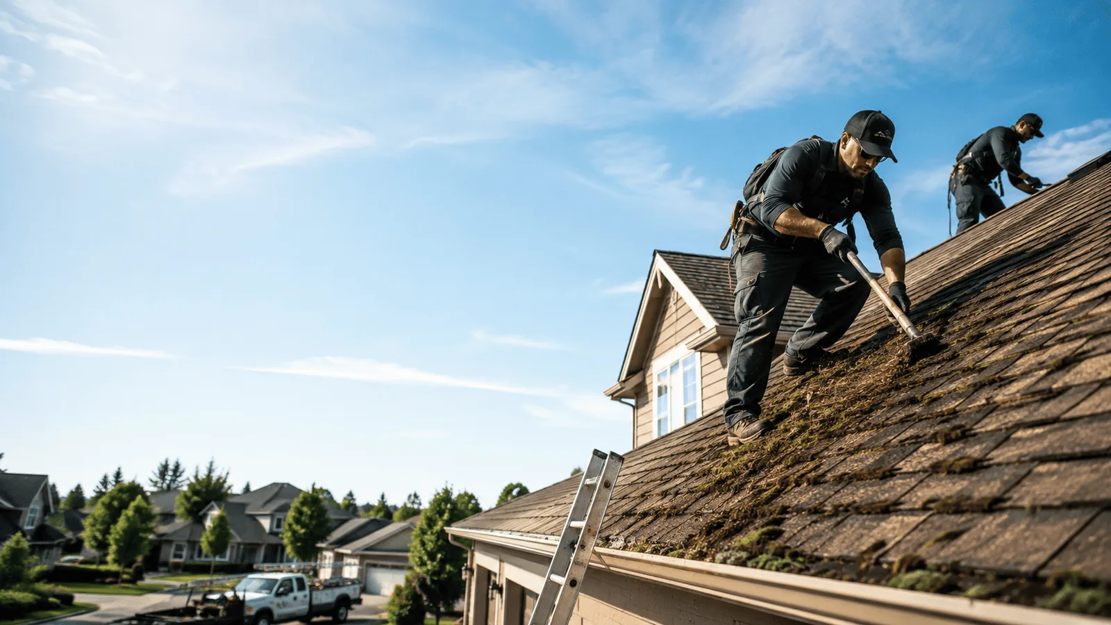 Roof Moss Removal in Ashley, OH near me